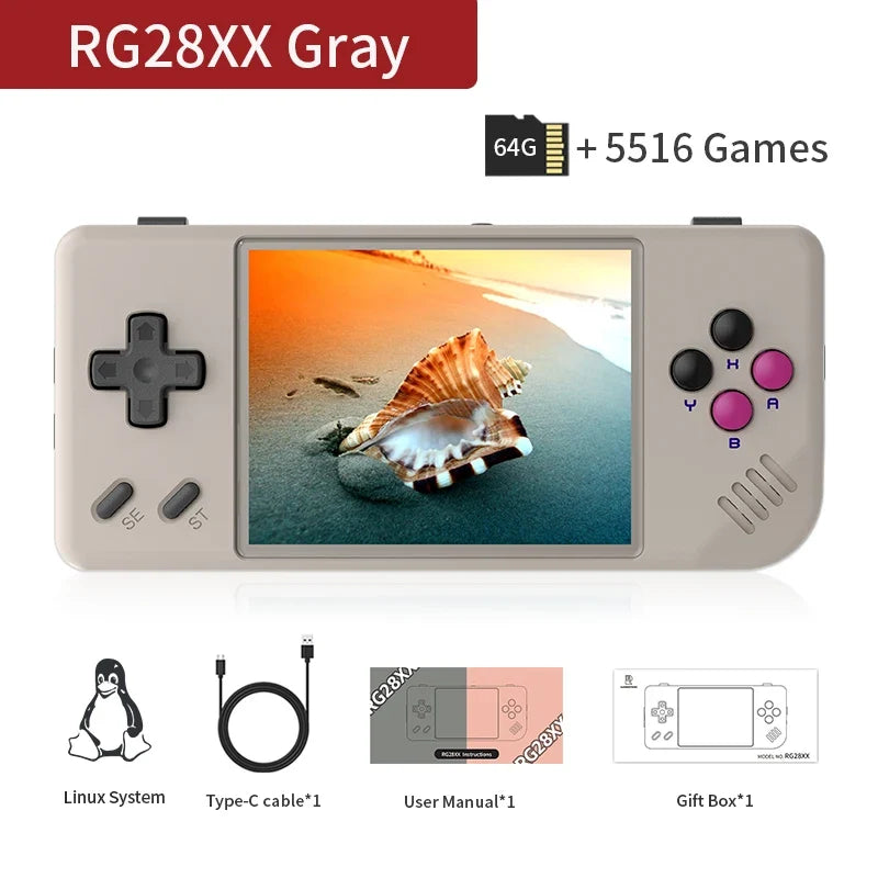 Anbernic RG28XX Handheld, 2.83-inch IPS, Linux, 3100mAh