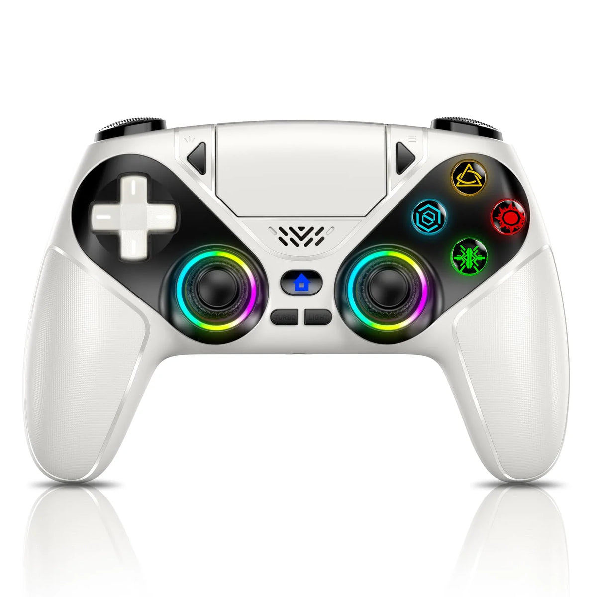 Controller for PS5 Pro/Slim, Hall Effect Triggers, RGB, Turbo