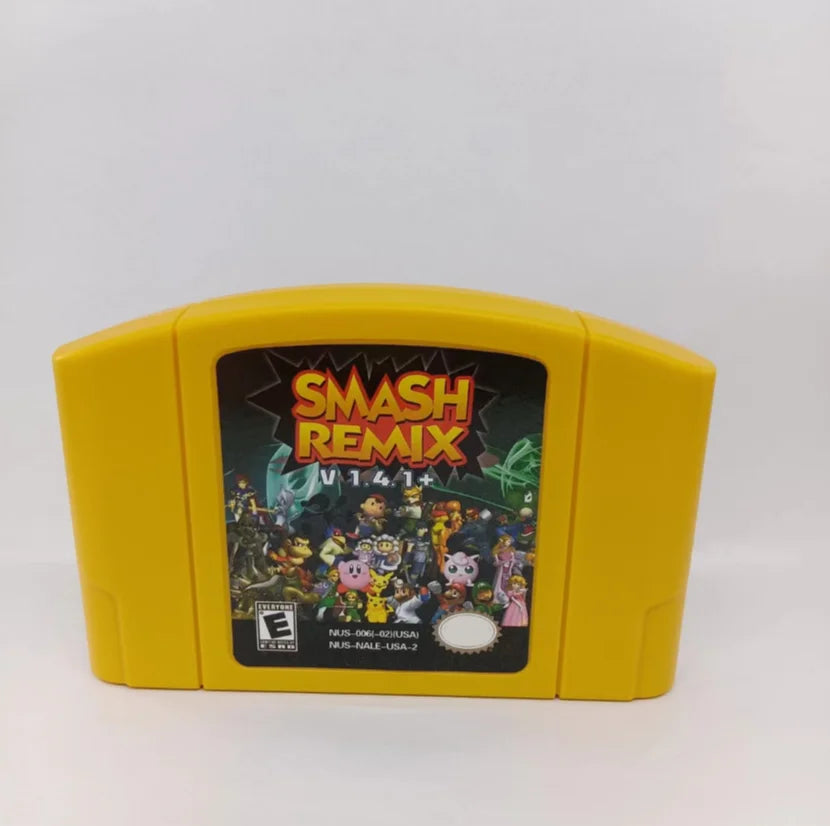 N64 USA NTSC Version 64 Bit Console Video Games Cartridge Smash REMIX V1.1.1 V1.5.1 1.4.1 Collection Gifts Toys