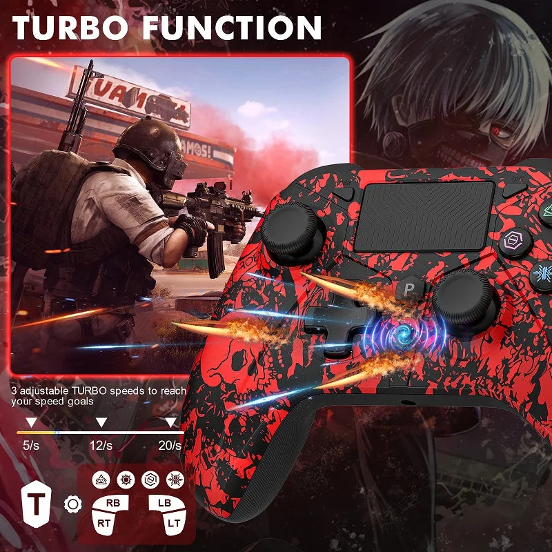 Bonacell PS5 Wireless Controller with Turbo & Macro Programming