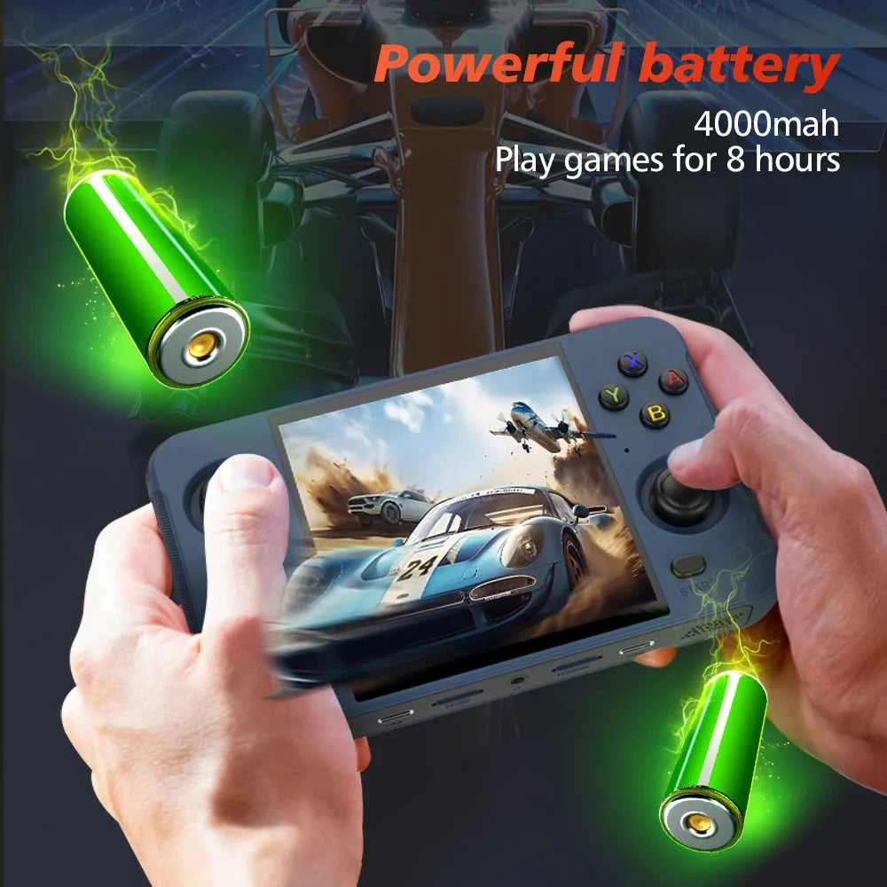1.8GHz Chips Retro Handheld Video Game Console R40S 720*720 4" IPS Screen Built-in WIFI Bluetooth 64-Bit RK3566 Birthday Gifts