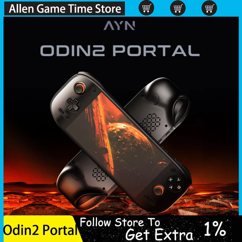 AYN Odin 2 Portal Handheld Game Console 7 Inch 120Hz 8000mAh