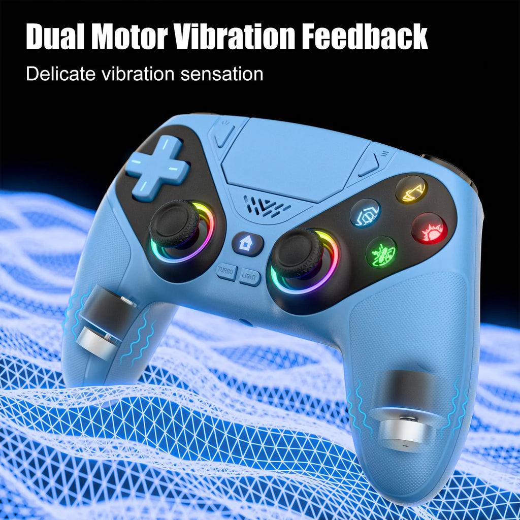 Controller for PS5 Pro/Slim, Hall Effect Triggers, RGB, Turbo