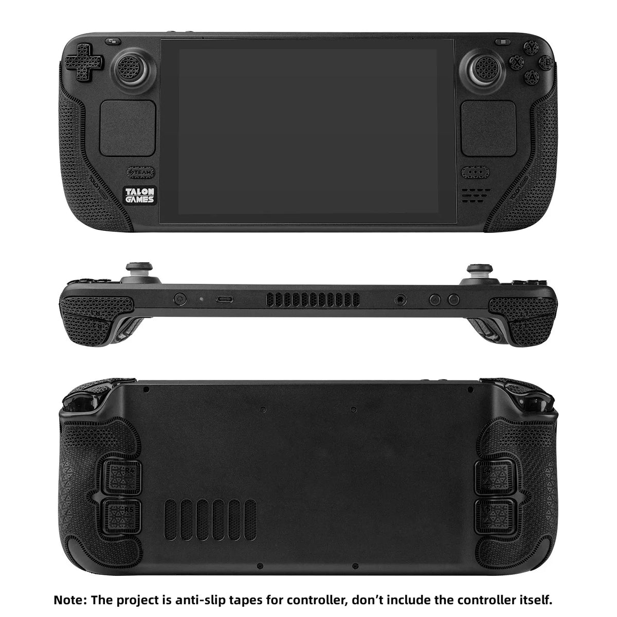 TALONGAMES Grip Tape for Steam Deck OLED, Non-Slip Skin Kit