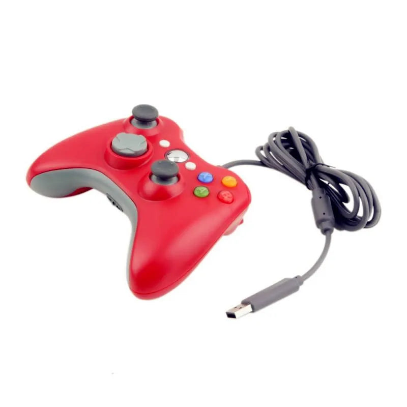 For Xbox 360 /360 Slim USB Wired Controller Console Gamepad Joypad For PC Joystick For 360 Console with Dual-Vibration Turbo