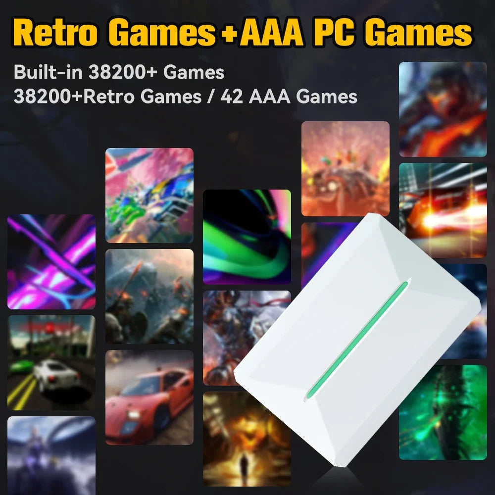 JMachen 500GB Retrobat HDD for PC/Laptop, 38200+ Games, PS2 Emulator