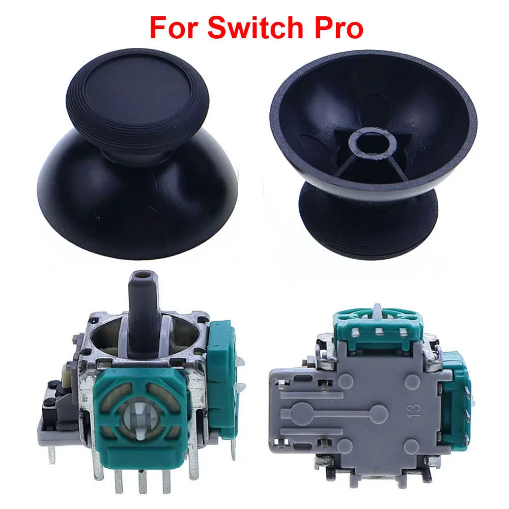 For PS2 PS3 PS4 Pro PS5 3D Analog Joystick Sensor Module Replacement For Switch Pro NGC Xbox 360 One Controller Thumb Stick Caps