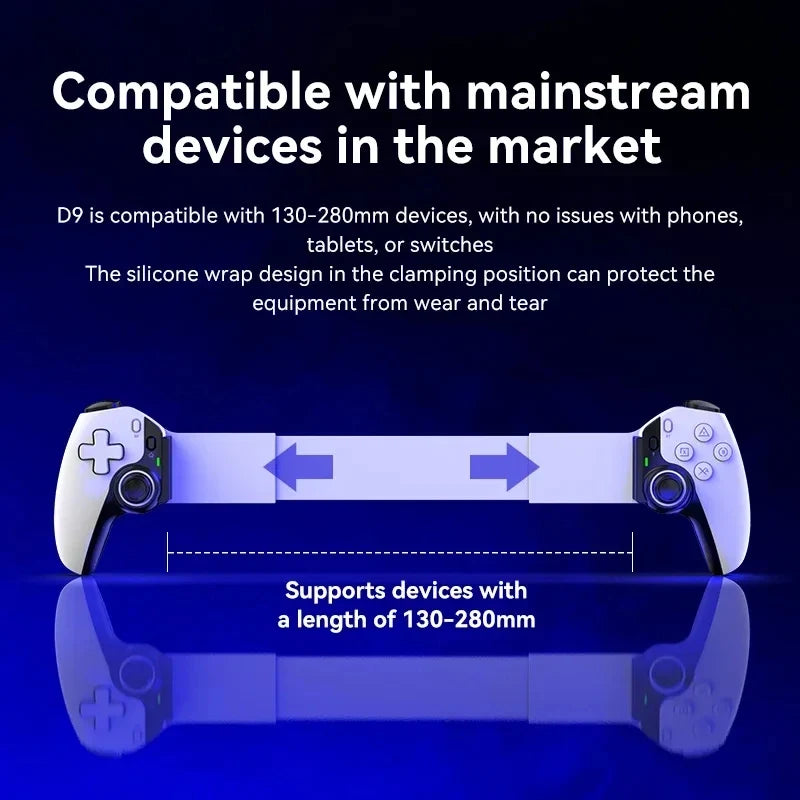 BSP D9 Bluetooth Stretch Controller for Switch, PS3, PS4, Android