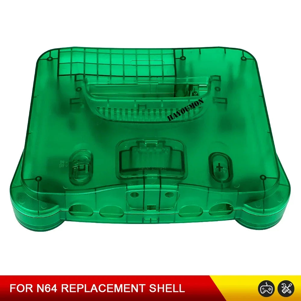 Multi-Colors Replacement Plastic Shell Translucent Case for N64 Replacement Case Transparent Boxes For N64 Console Gaming Access