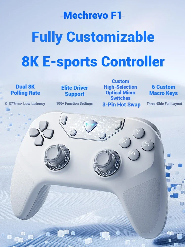 Machenike F1 Wireless Controller Dual 8K Tri-Mode Hot Swap