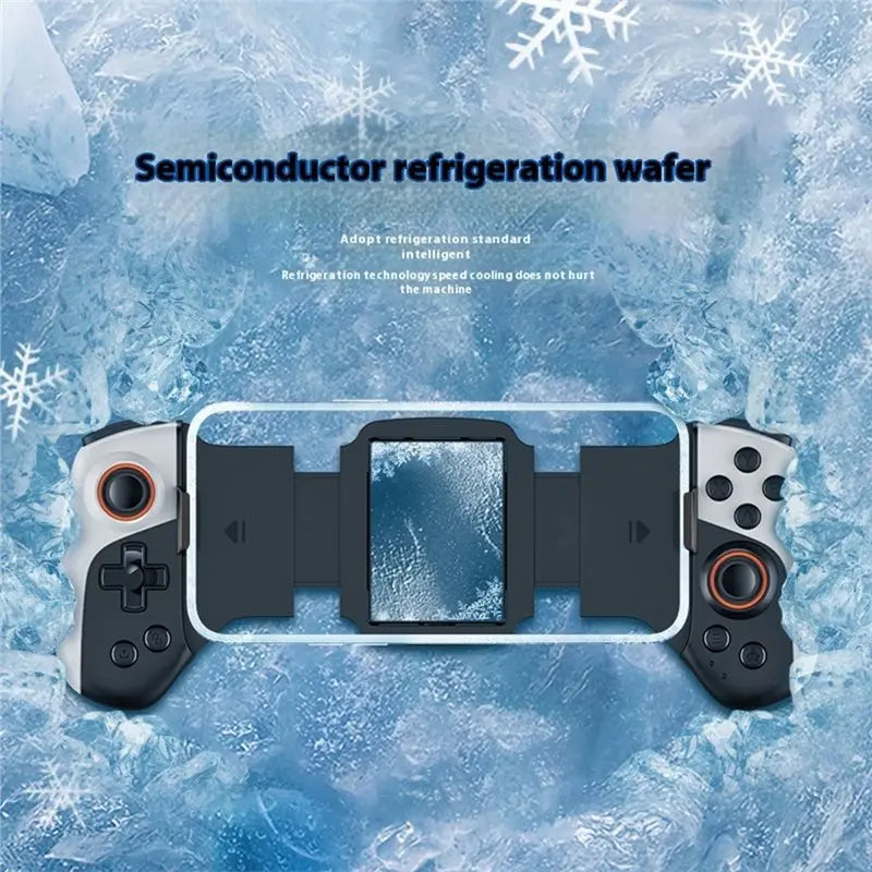 QWE-JK02 Semiconductor Radiator Gaming Telescopic Gamepad For Switch Android For IOS Phone Cooling Handle Controller