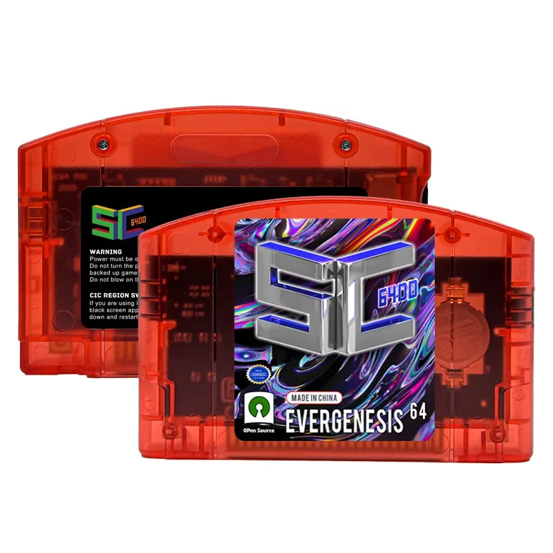 SC64 Open Source N64 Flash Cart, 5000 in 1, 64DD Support