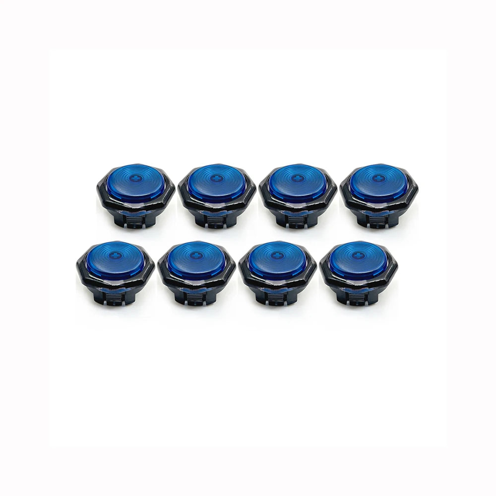 Sinoarcade 8pcs Low Profile Arcade Buttons, Kailh Hot-Swap