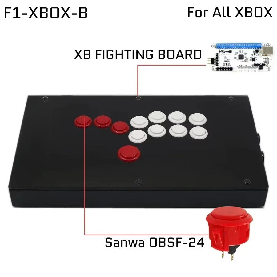 FightBox Fighting Board UP5 Hitbox Fight Stick for PS5/PS4/PC