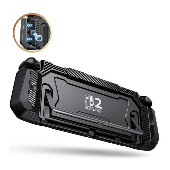 Pop-Up Case for Nintendo Switch 2, BEBONCOOL Ergonomic PC Grip