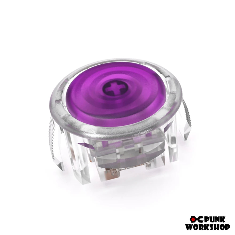 Punk Workshop 2pcs 30mm 14pcs 24mm New PWS V1 Gaming Buttons Kit Replace for Hitbox Arcade DIY Builds Cabinet MAME Machines