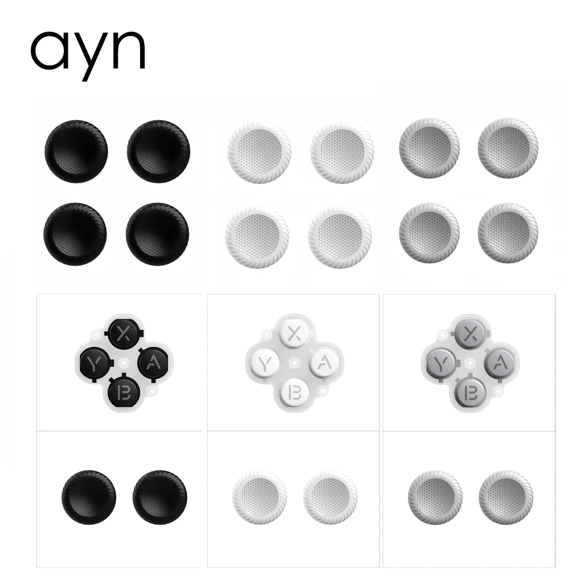 Original Odin Joystick Cap Key Replacement Kit For Odin 2 Portal/Odin 2 Mini/Odin 2 Game Console Rocker Caps With X A B Y Keys