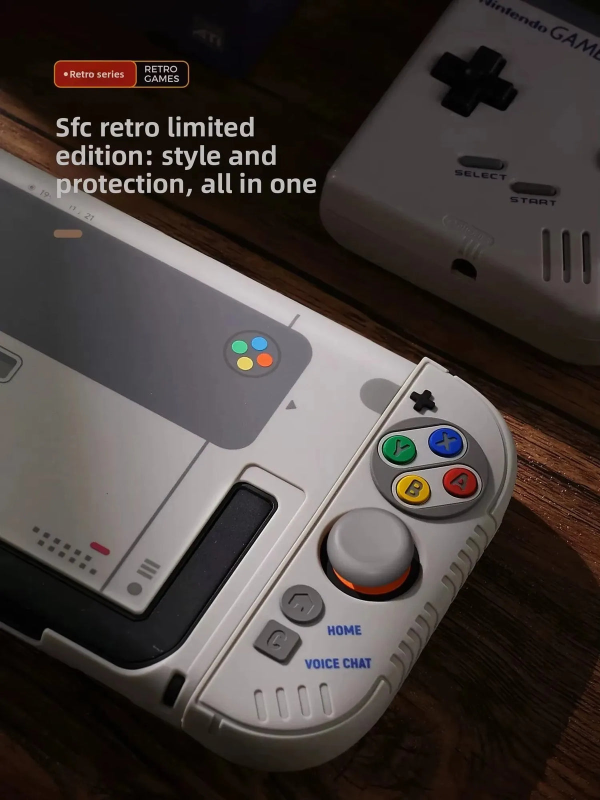 IINE Protective Case Retro Game Console Hard Shell For Switch 2 Handle Silicone Cover Thumb Grip Caps Gaming Accessory
