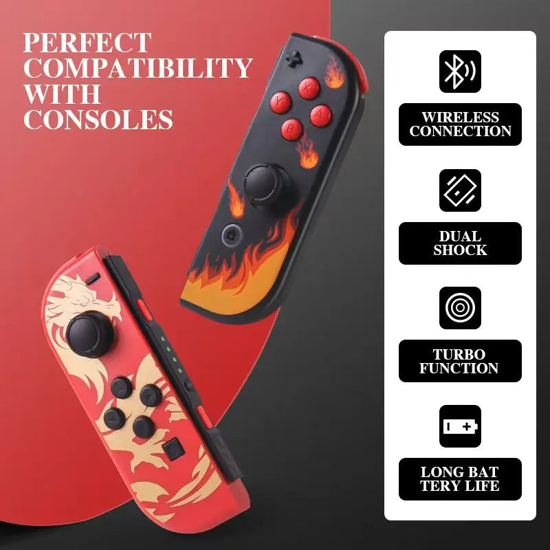 Wireless Joy Pad Controller for Switch and Switch 2, Turbo