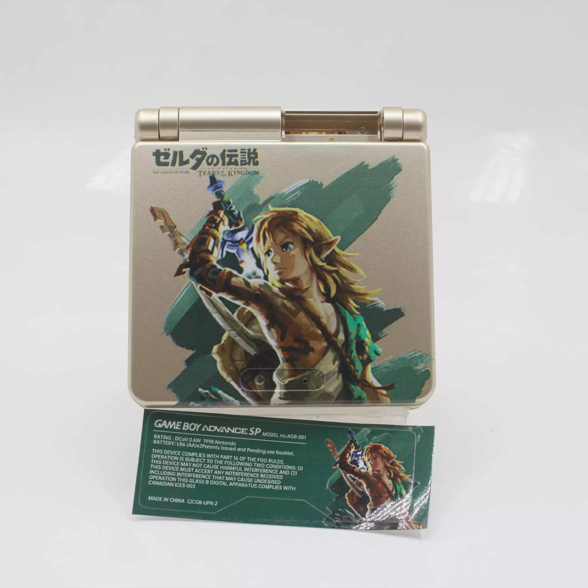 GBA SP (Game Boy Advance SP) Printed DIY Replacement Shell