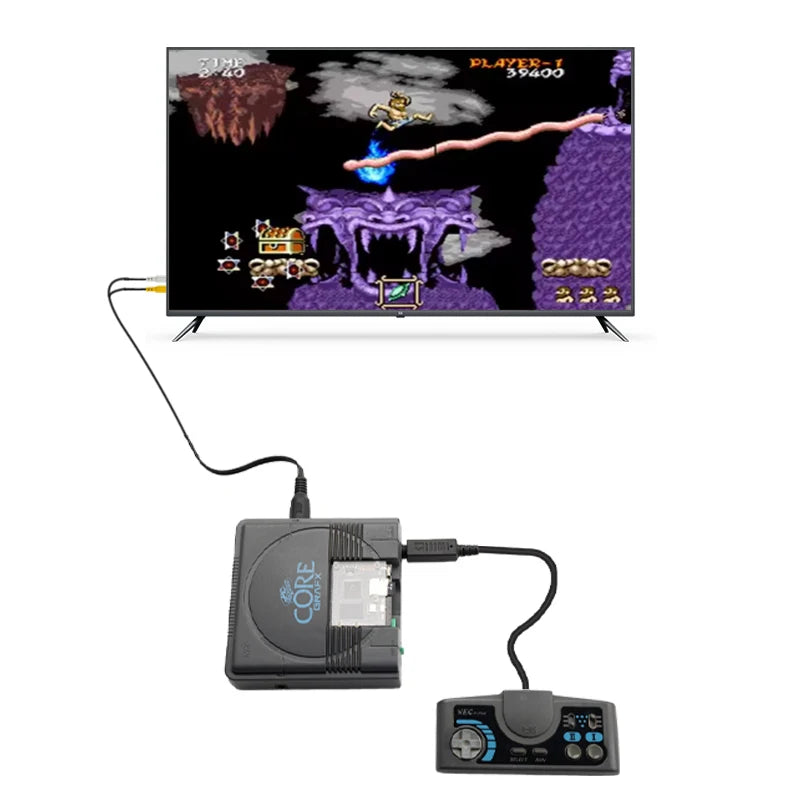 1000 in 1 HuCard Game Cartridge With 8GB Micro SD Card For PC Engine TurboGrafx-16 PCE-1000 GT Handheld Retro Game