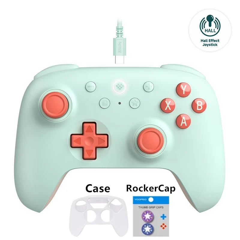 8BitDo Ultimate 2C Wired Controller, Hall Effect, PC & Android