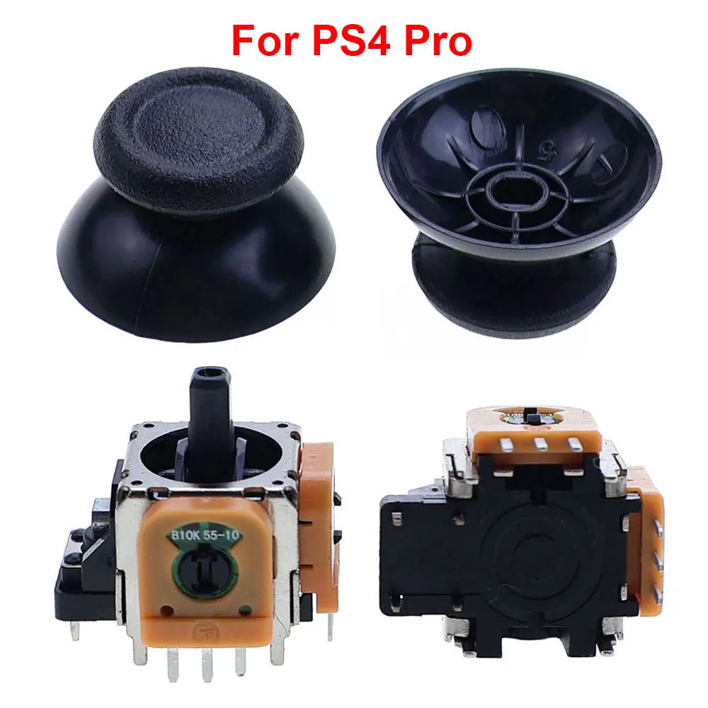 For PS2 PS3 PS4 Pro PS5 3D Analog Joystick Sensor Module Replacement For Switch Pro NGC Xbox 360 One Controller Thumb Stick Caps