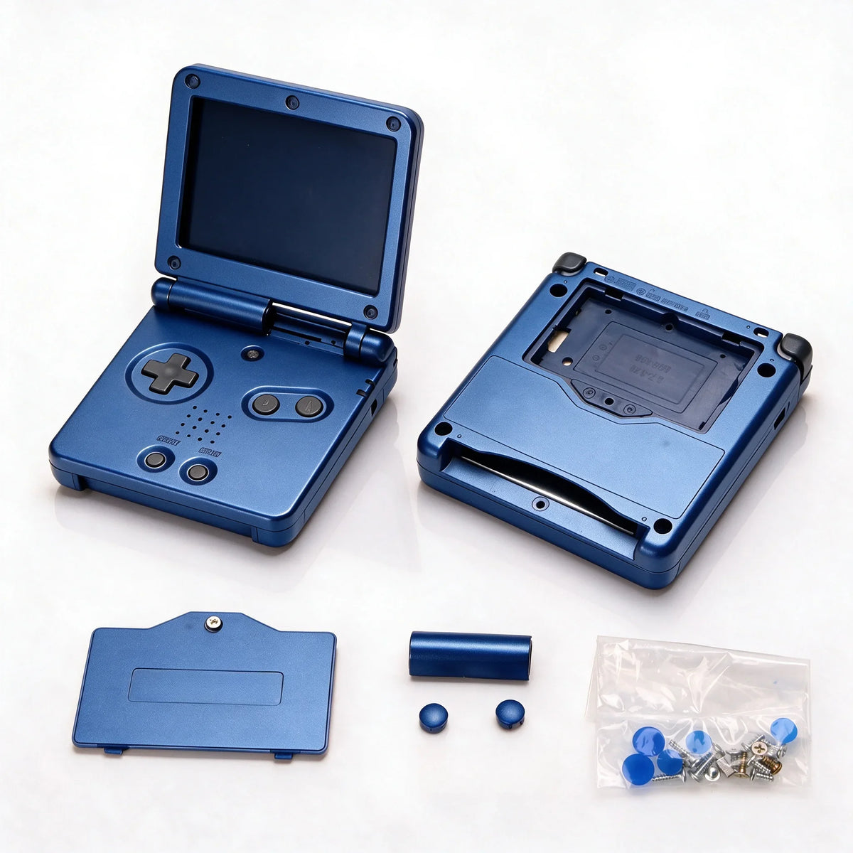 GBA SP Replacement Housing Shell, Solid & Clear Colors, DIY