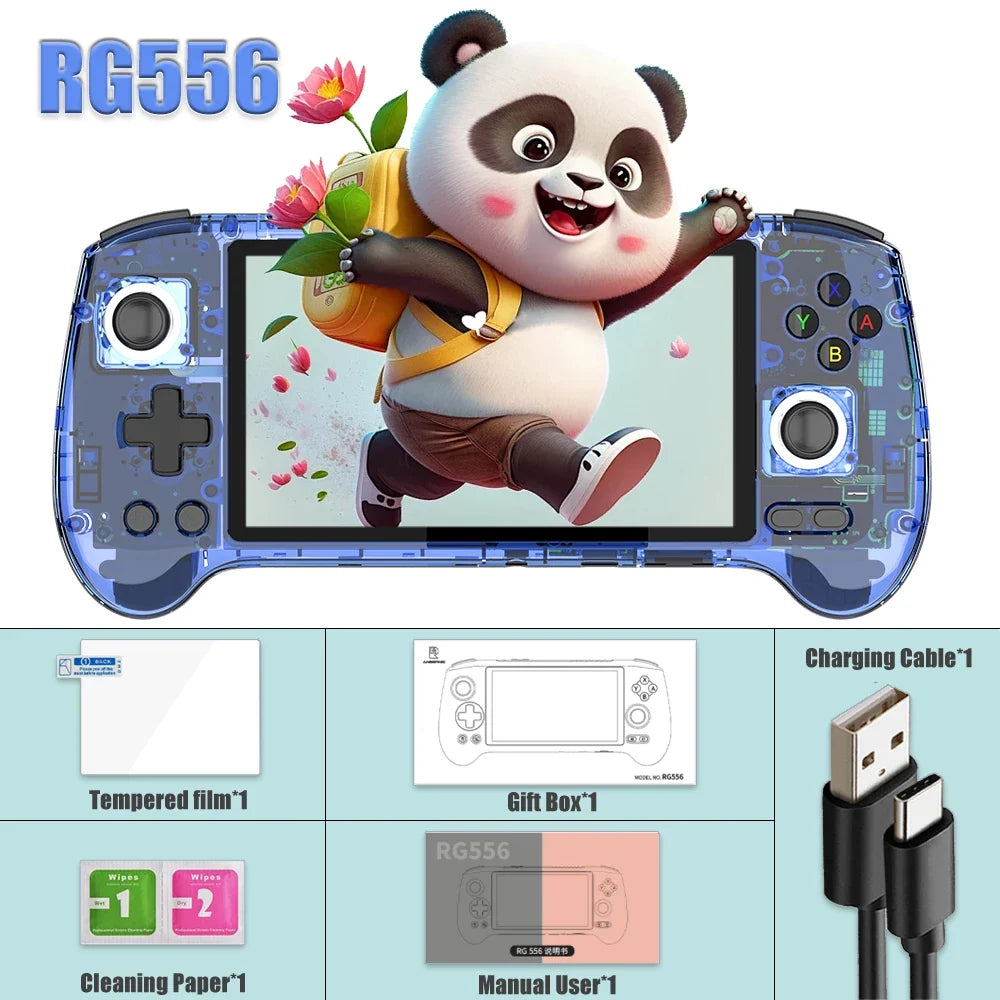 ANBERNIC RG556 Handheld Console 5.48-Inch AMOLED Android 13