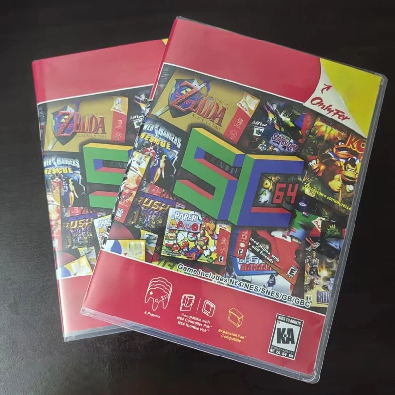 N64 flashcart SummerCart64 game cartridge N64 US/JP/EU universal SC64 Flashcart 9999 games, compatible with 16G/32G memory