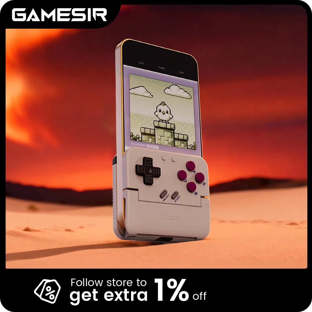 GameSir Pocket Taco Mobile Controller, Retro Vertical Gamepad