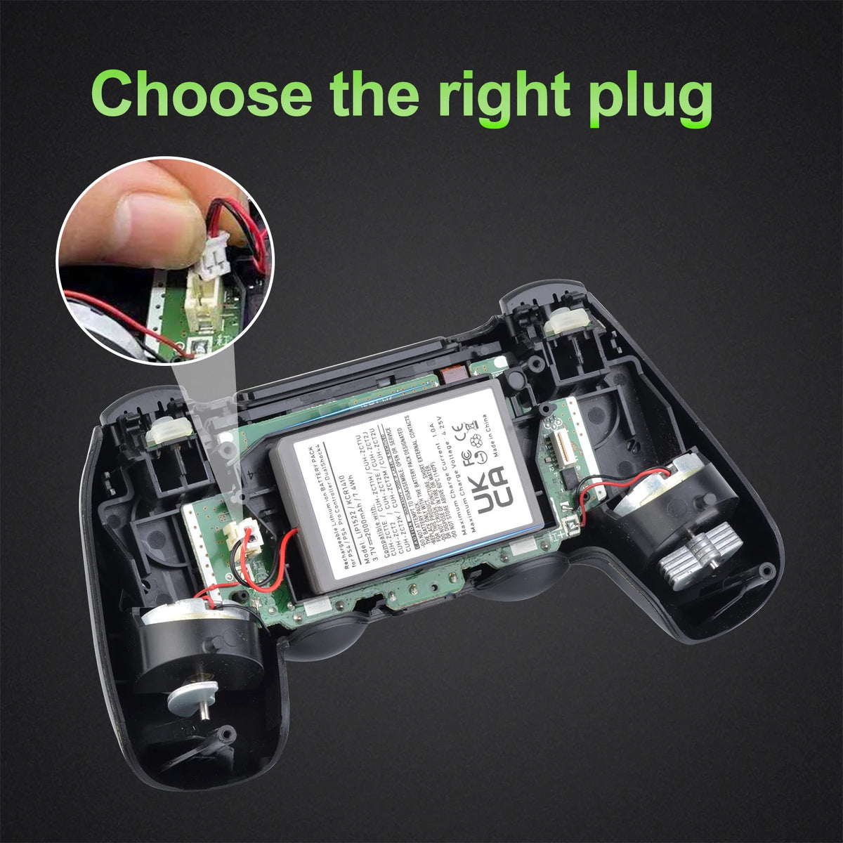 LIP1522 KCR1410 2000mAh Battery for PS4 DualShock 4 Controller