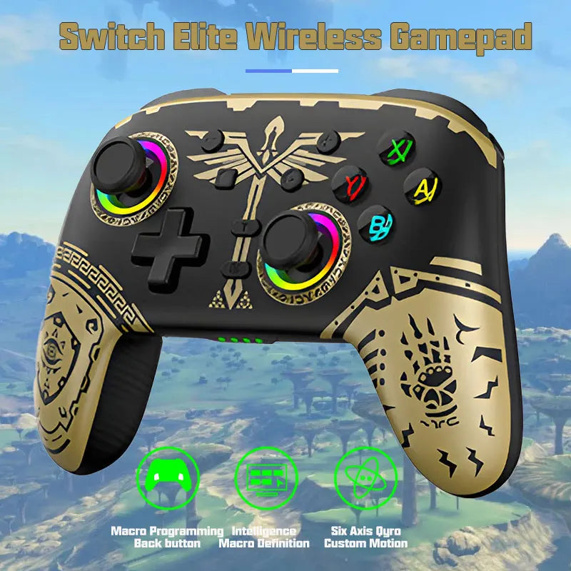 VILCORN Wireless Pro Controller for Switch OLED Lite Steam Deck
