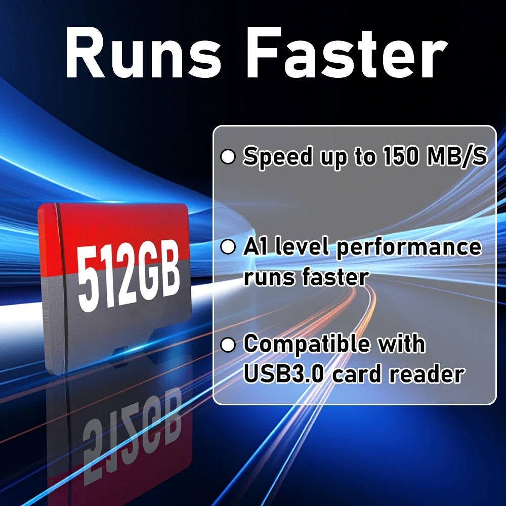 512G TF Game Card for ROG Ally & Win PC, 38000+ Games, N64 Emulator