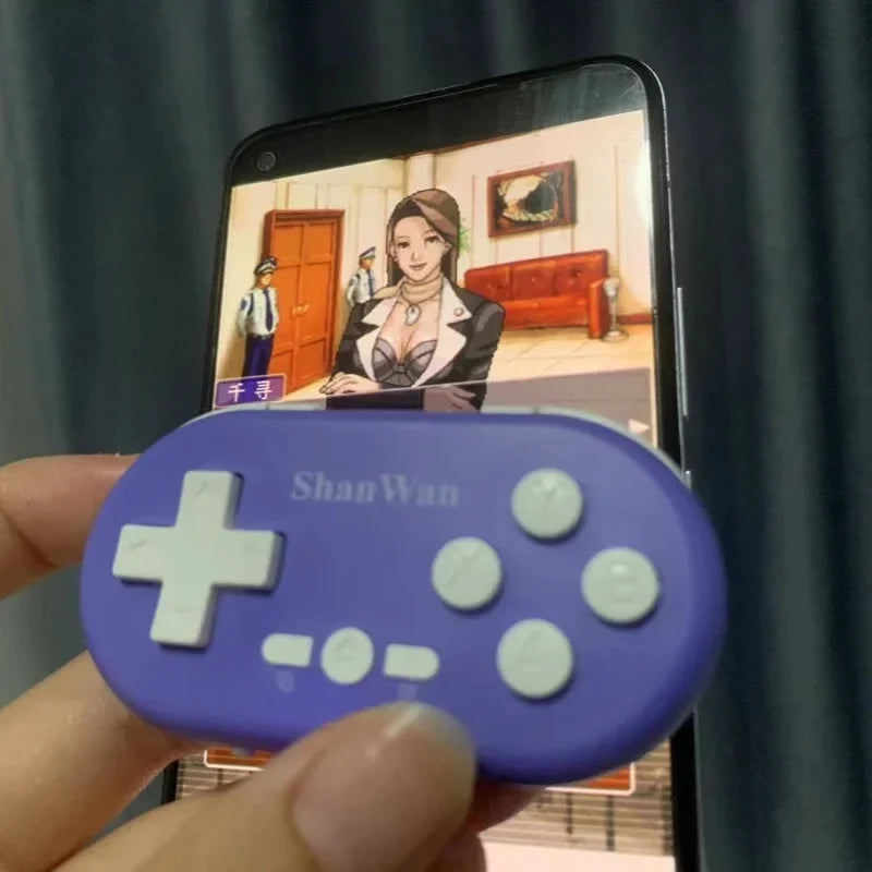 2024 New Shanwan Lightweight Mini Wireless Bluetooth Collectible Game Controller Portable Multi Platform Wireless Connectivity