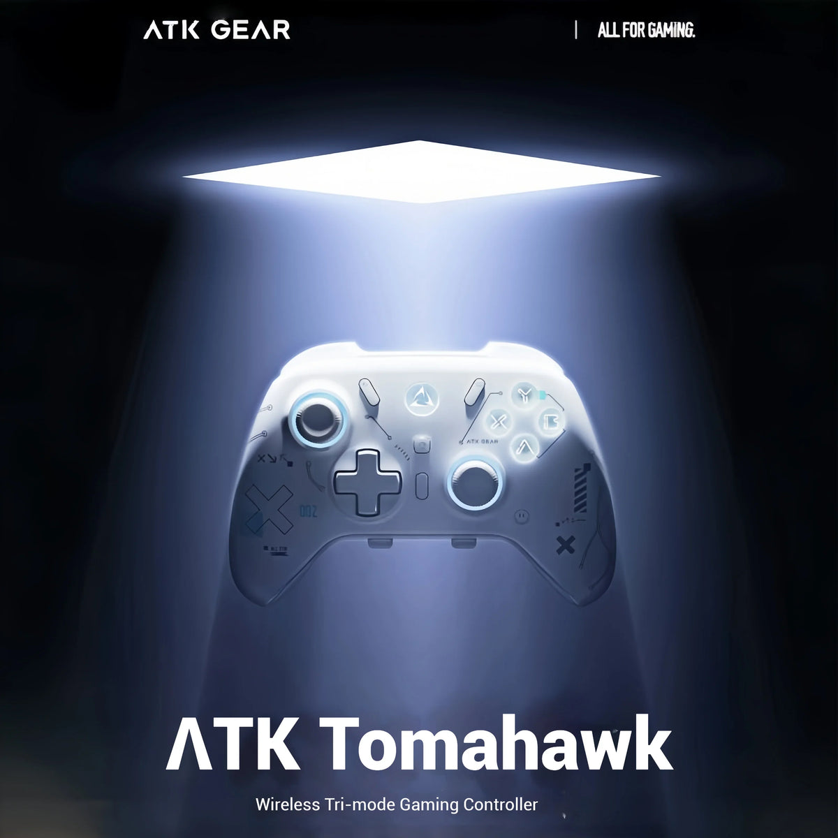 ATK Tomahawk Wireless Game Controller Tri-Mode 1000Hz Return Rate Gampad for Switch2 Pc XBox NS2 Android IOS Hall Rocker/Trigger