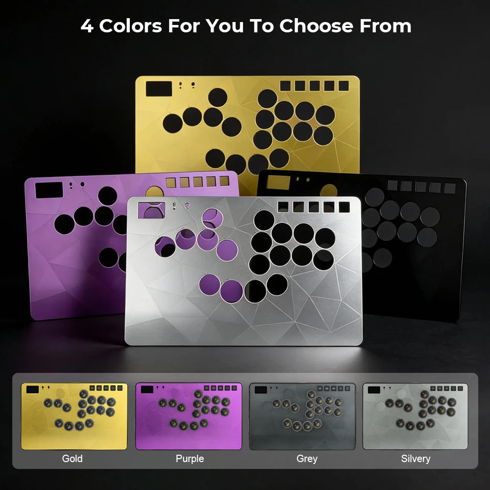 Haute42 C-AT Magnetic Aluminum Alloy Panel With Laser-Etched Diamond Pattern For Hauyepad C-AT Controller Replaceable Panel