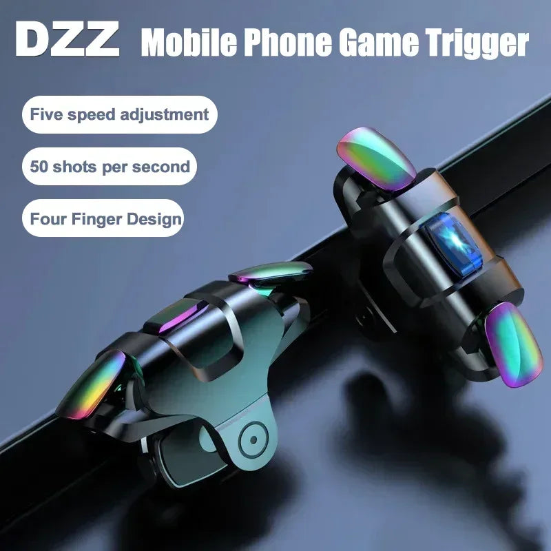 Mobile Phone Game Trigger Aim Buttons 2PCS for PUBG & Free Fire