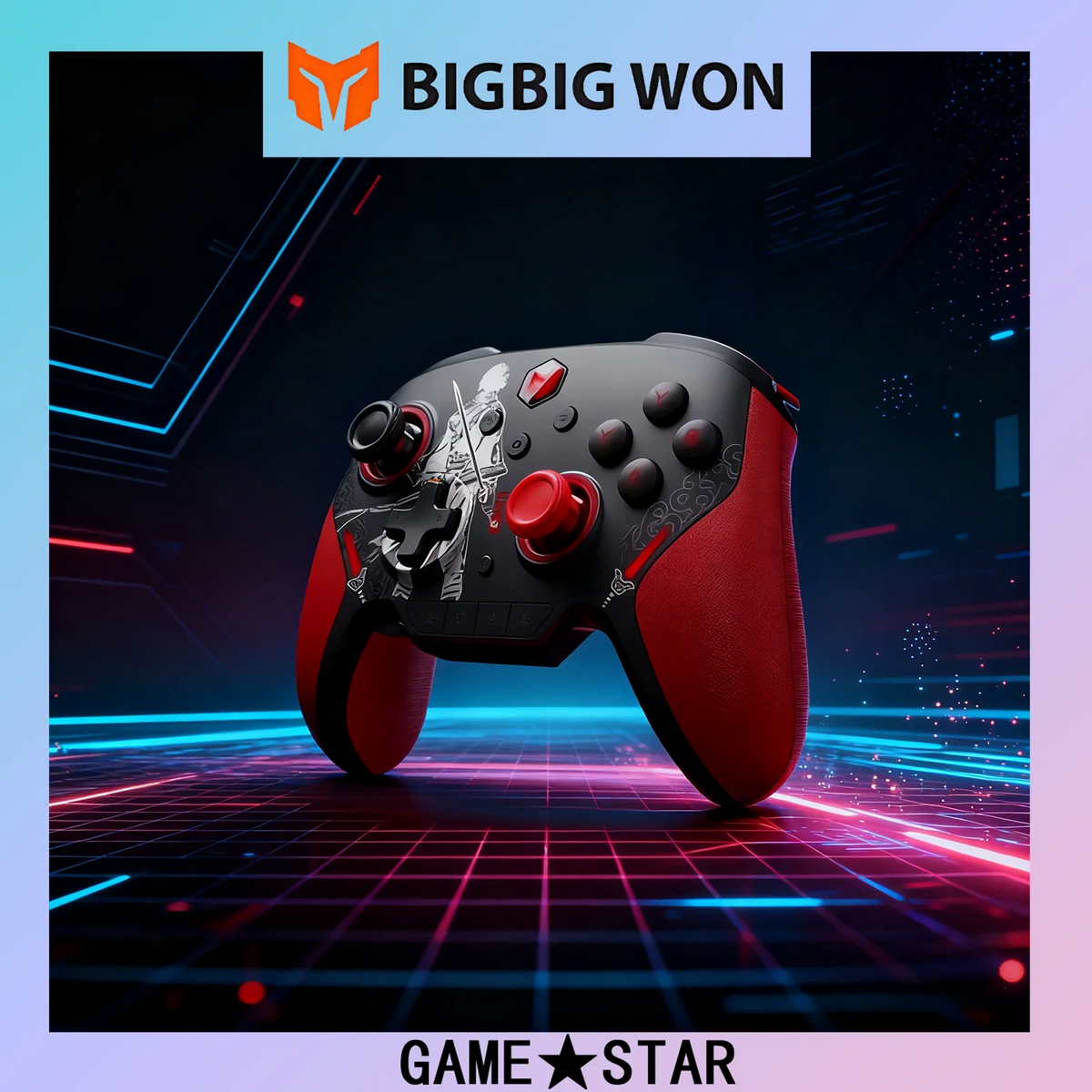 BIGBIGWON Blitz 2 TMR Wireless Controller, 2000Hz, 1000mAh, PC NS