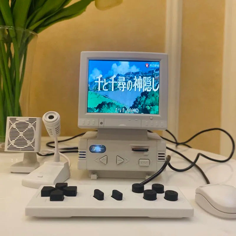 Computer-Style Retro Game Player, 3.5-Inch LCD, 180 Games & MP4