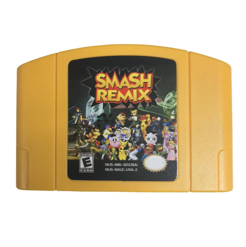 N64 USA NTSC Version 64 Bit Console Video Games Cartridge Smash REMIX V1.1.1 V1.5.1 1.4.1 Collection Gifts Toys