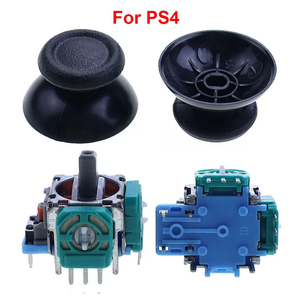 For PS2 PS3 PS4 Pro PS5 3D Analog Joystick Sensor Module Replacement For Switch Pro NGC Xbox 360 One Controller Thumb Stick Caps