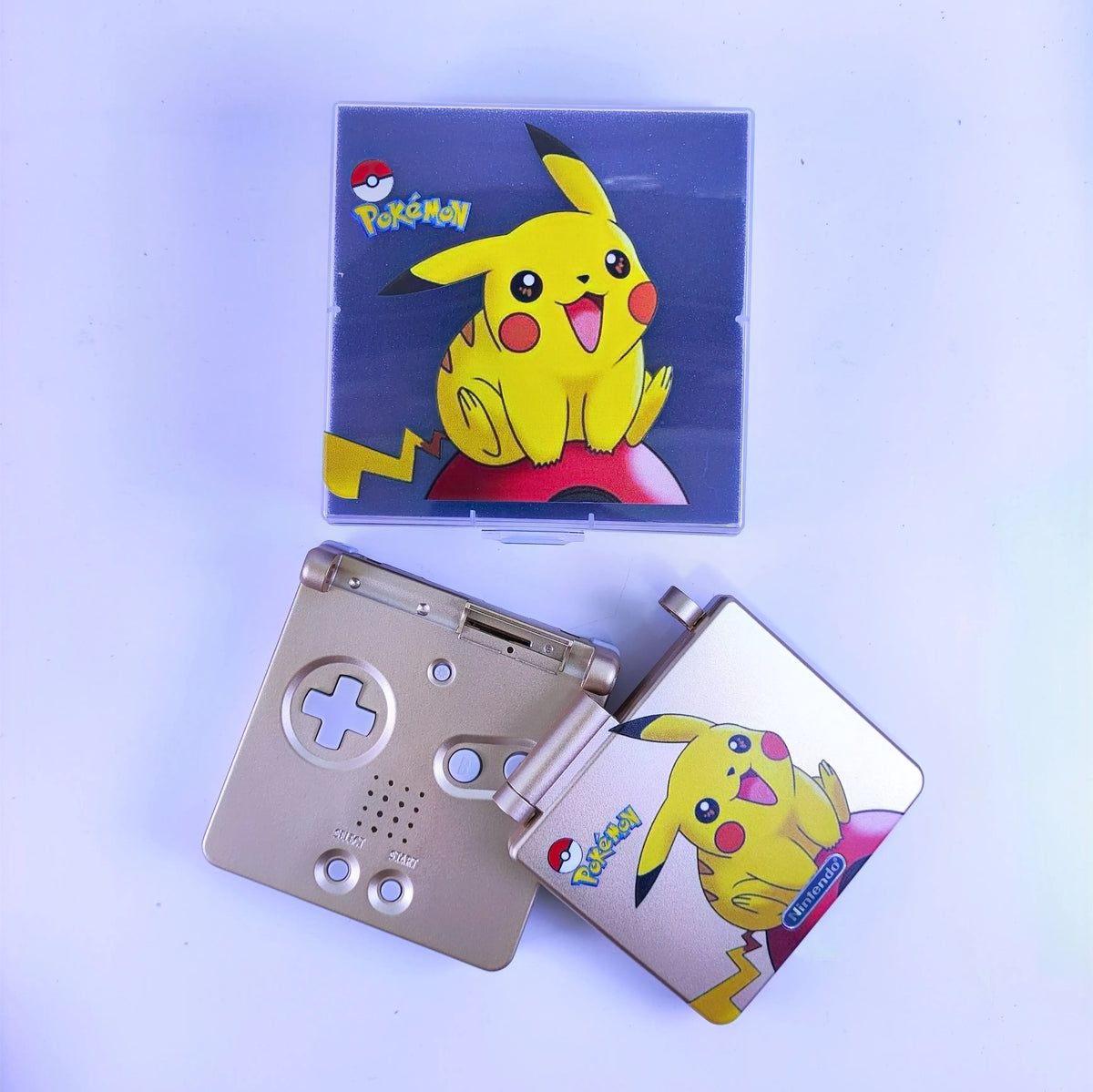 GBA SP Color Printed Replacement Shell, Creative DIY Housing