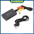 AV To HDMI RCA To HDMI Video Composite Adapter Converter with USB Cable CVBS AV Adapter for N64 Wii PS1/2/3 Xbox One SNES Etc