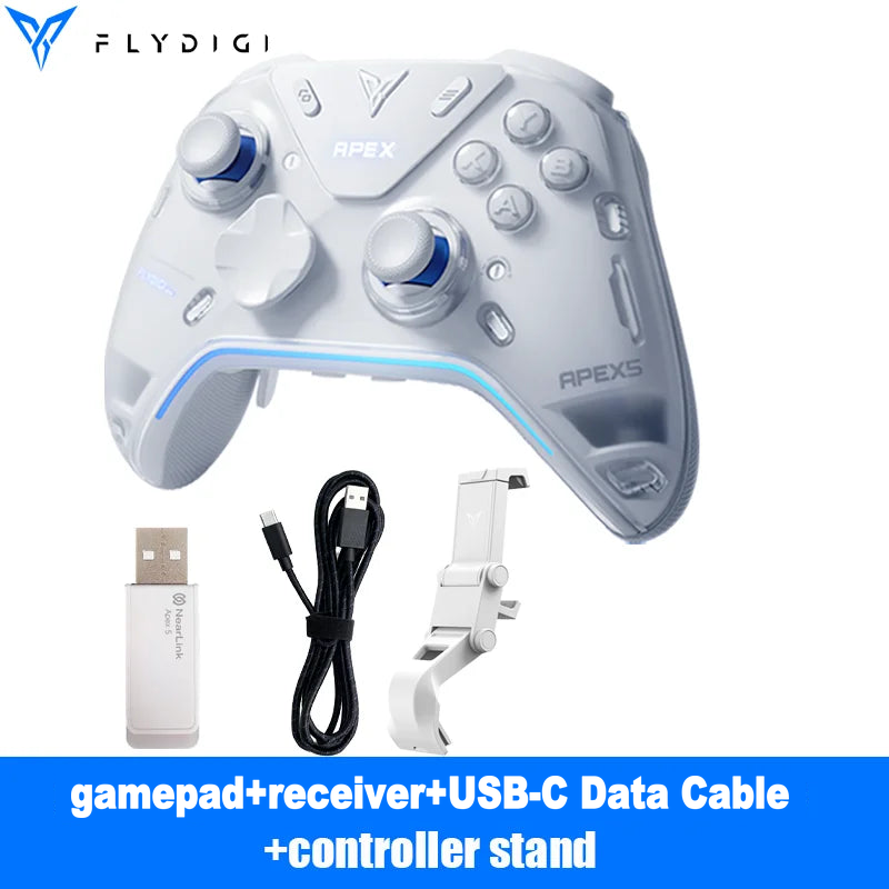 Flydigi Apex 5 Wireless Controller, Hall Effect, for PC & Switch